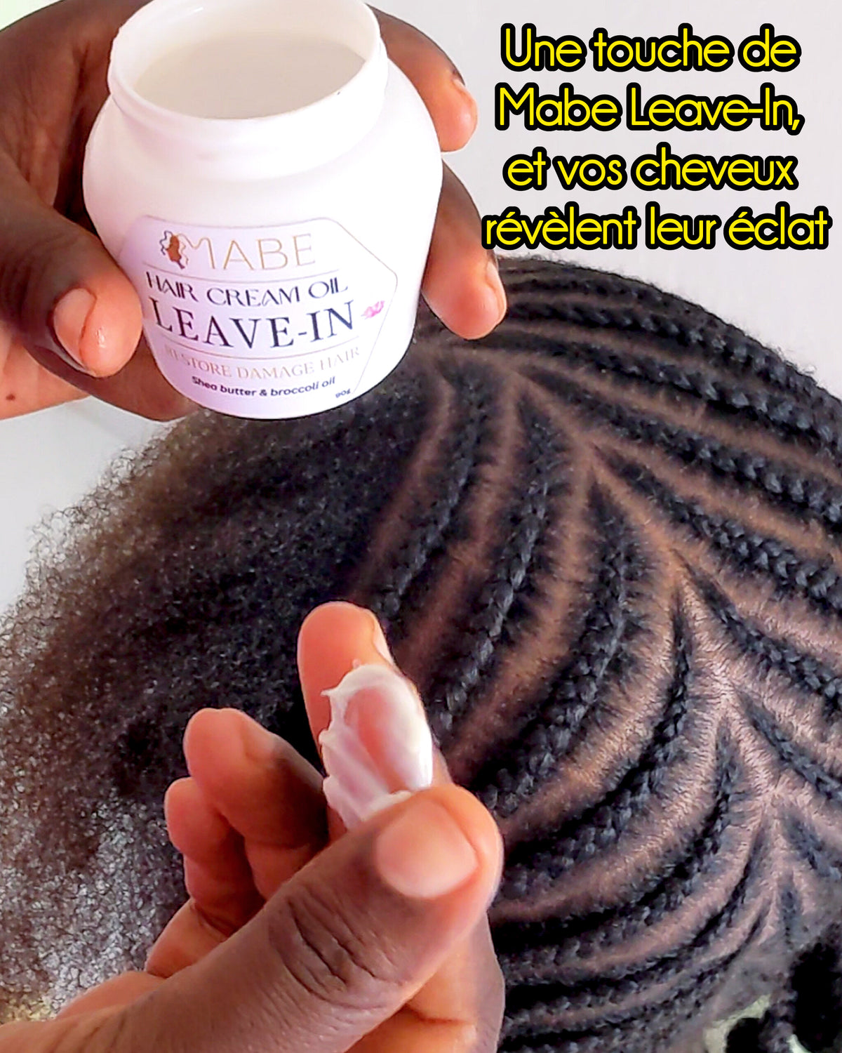 Nourishing and moisturizing hair cream for Afro hair